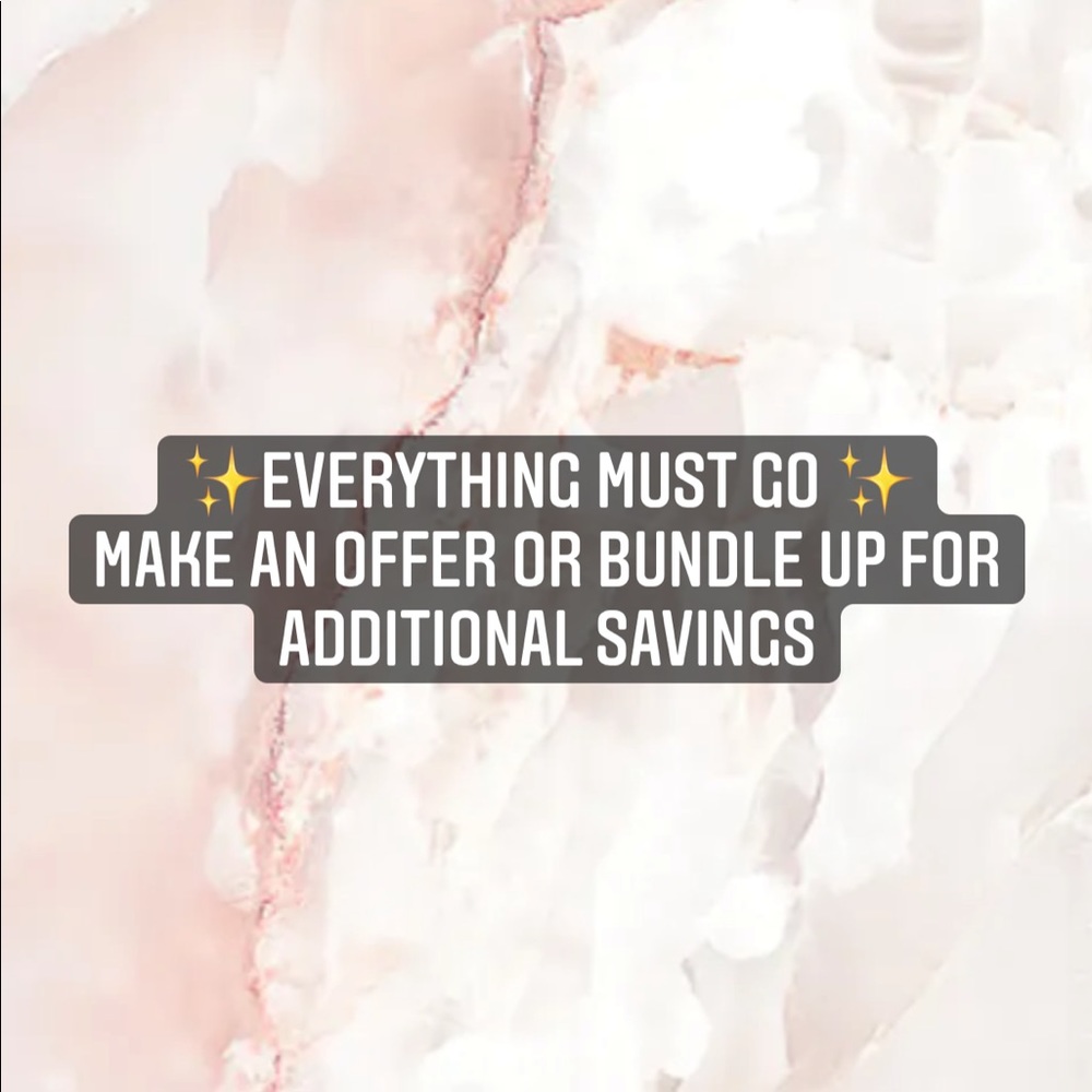 ✨everything must go ✨